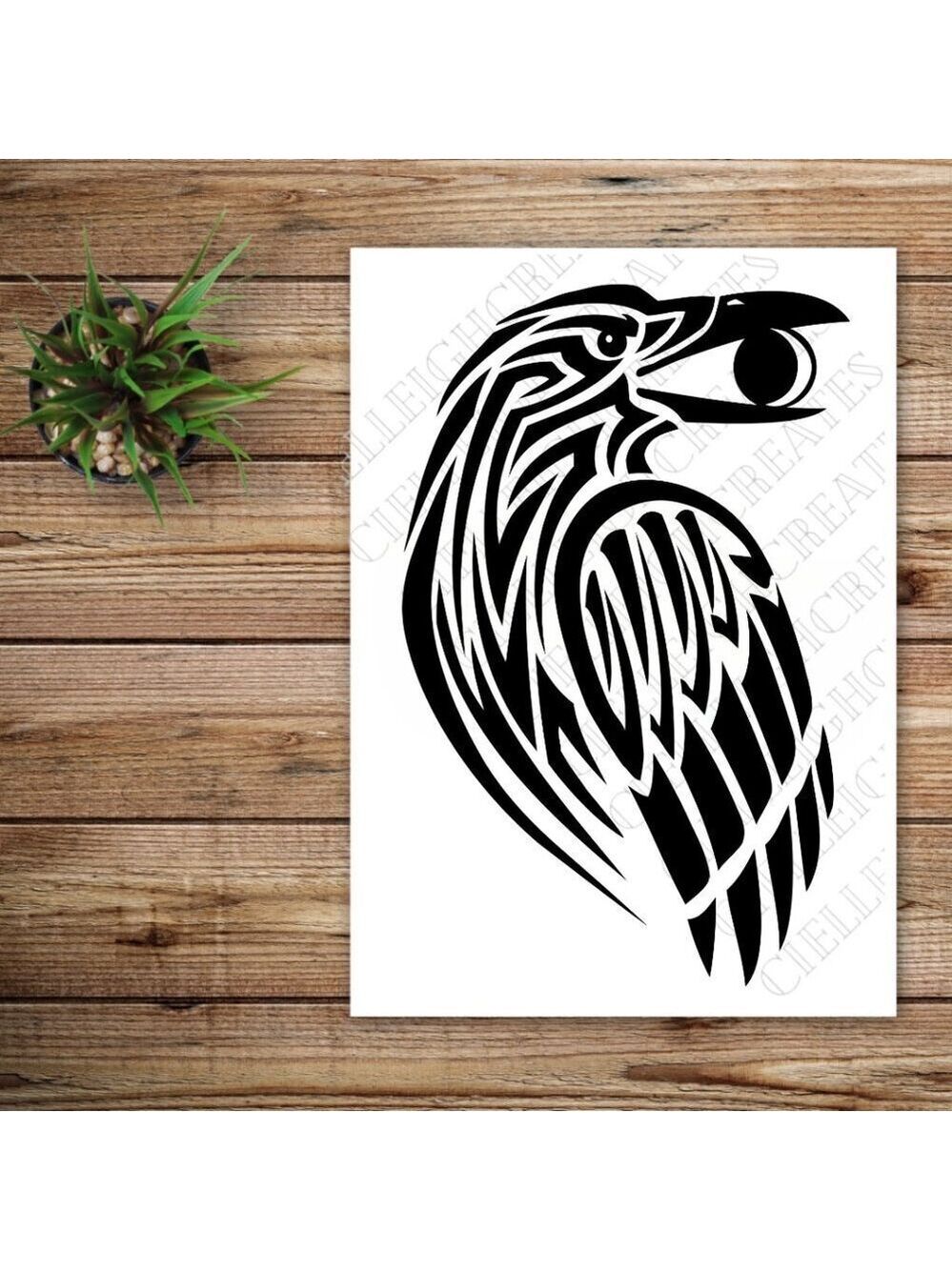 *2 for $20* crow raven vinyl decal sticker Handcrafted
